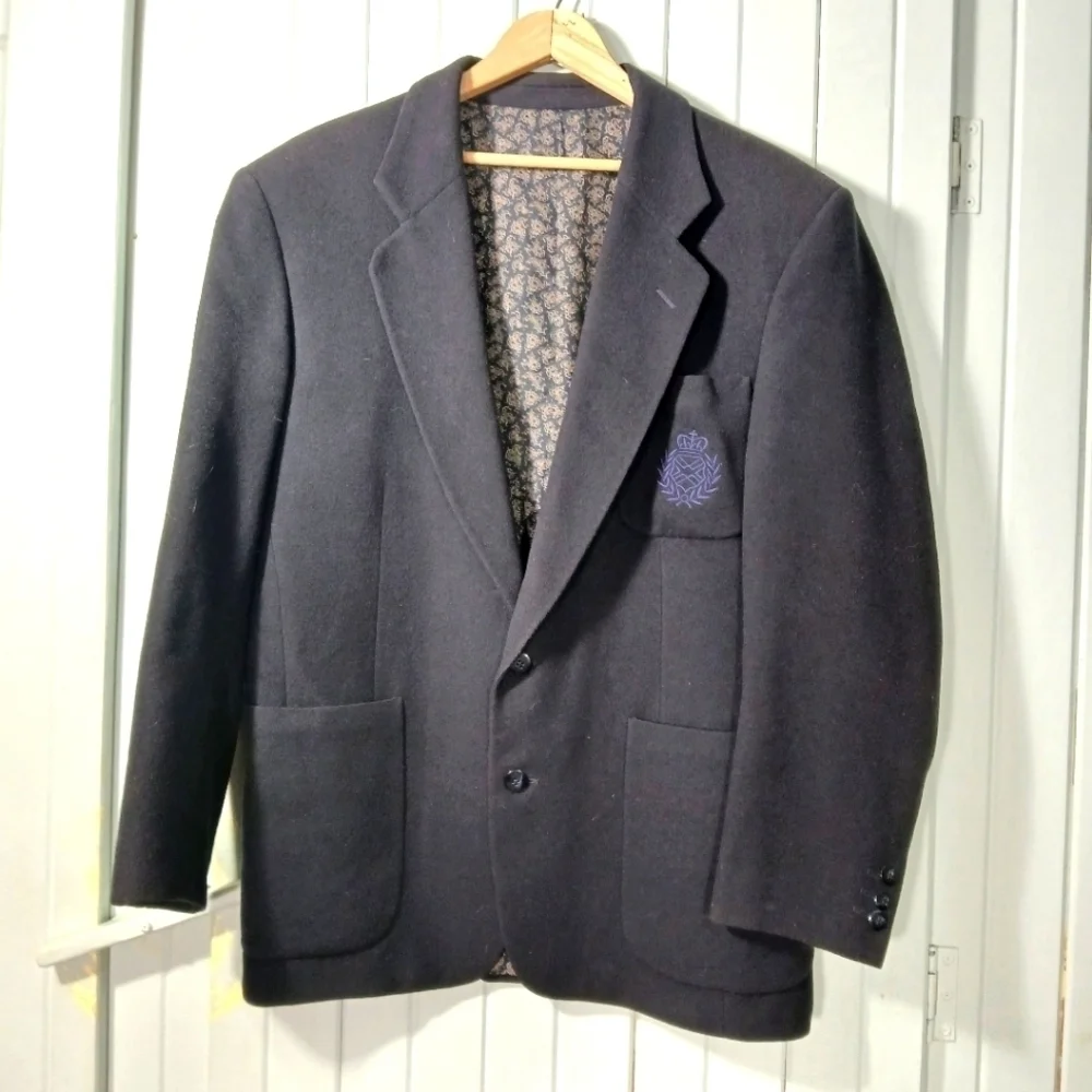 wool/cashmere blend academia blazer - Picture 1 of 10